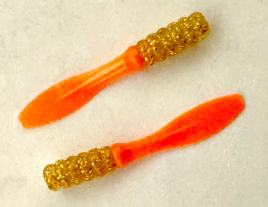 Crappie Slapper 2” Beaver tail jig by Slab Sniper Tackle