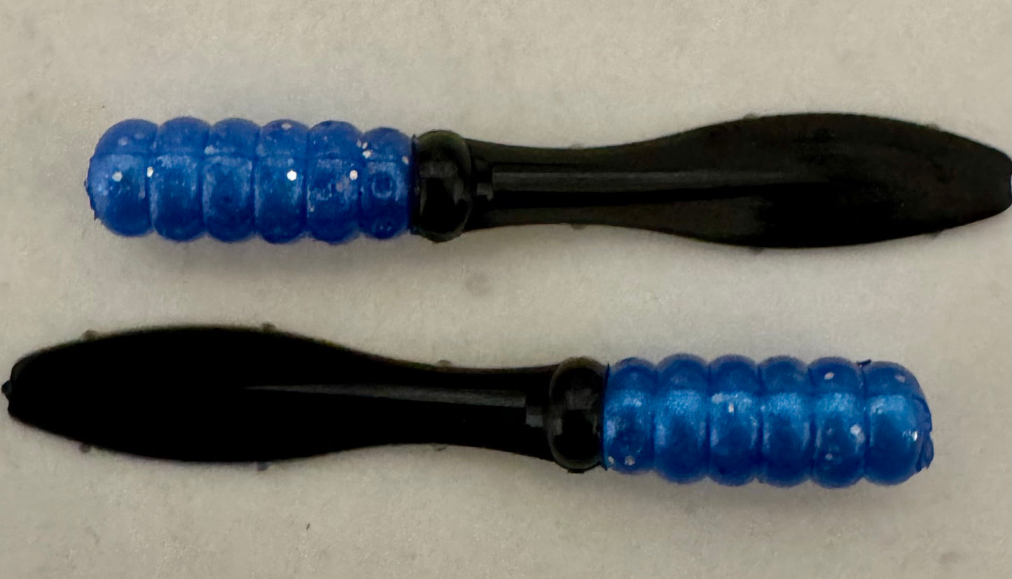 Crappie Slapper 2” Beaver tail jig by Slab Sniper Tackle